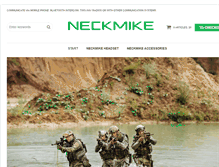 Tablet Screenshot of neckmike.com